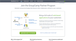 Desktop Screenshot of partner.groupcamp.com