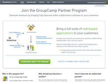 Tablet Screenshot of partner.groupcamp.com